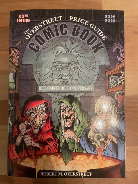 OVERSTREET 2022 2023 COMIC BOOK PRICE GUIDE 52 SOFTCOVER EC Horror CVR SC