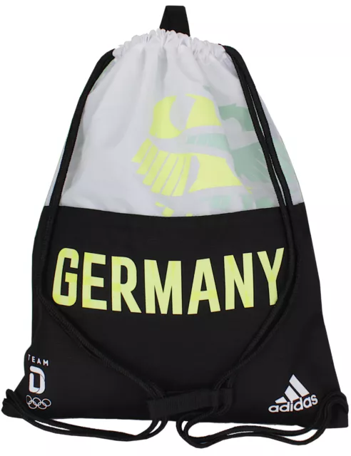 adidas Team Germany Gymbag Sportbeutel Turnbeutel Tasche Rucksack Deutschland