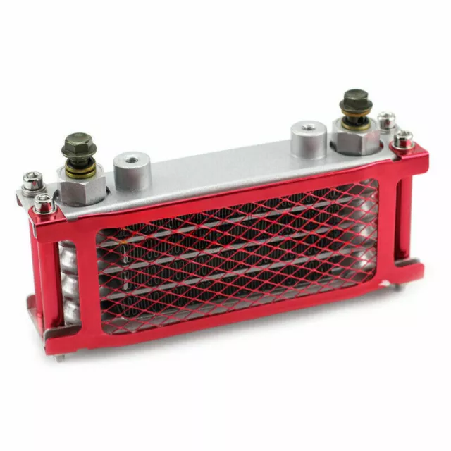 Red Oil Cooler Radiator Fit for 50 70 90 110CC Dirt Pit Bike Racing Motorcycle 2