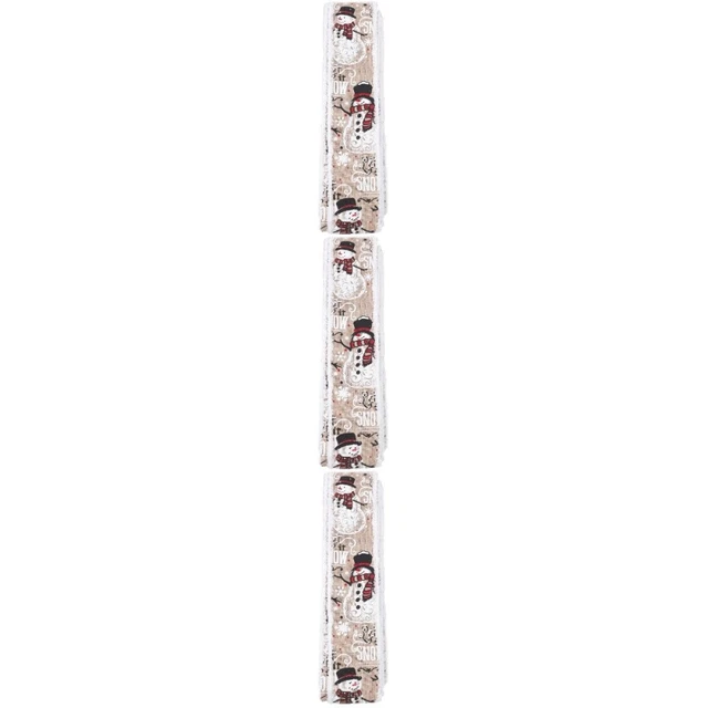 3 rollen von Weihnachten Band Diy Handwerk Band Trim Weihnachten Kranz Band
