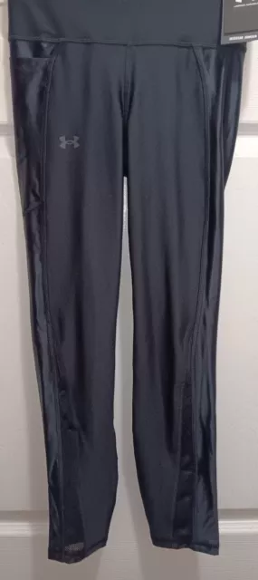 NWT Womens Under Armour Heat Gear High Rise Compression Leggings Size XS