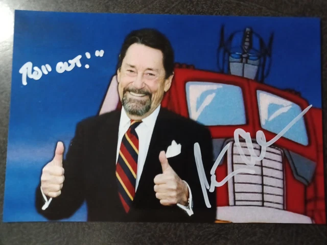 PETER CULLEN Voice of OPTIMUS PRIME Hand Signed Autograph 4X6 PHOTO TRANSFORMERS
