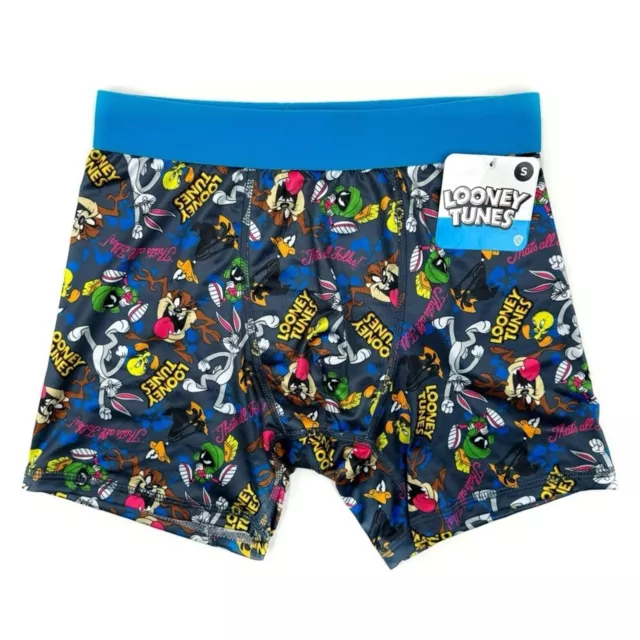 Looney Tunes Boxer Briefs Warner Bros. Underwear Gift Mens Size Small