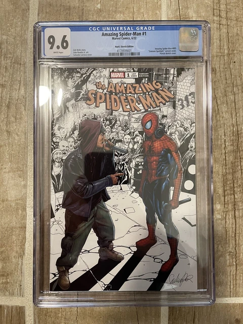 Amazing Spider-Man (2022) 1  Eminem Spotlight Variant Ltd 1000 Cgc 9.6 Rare Hot