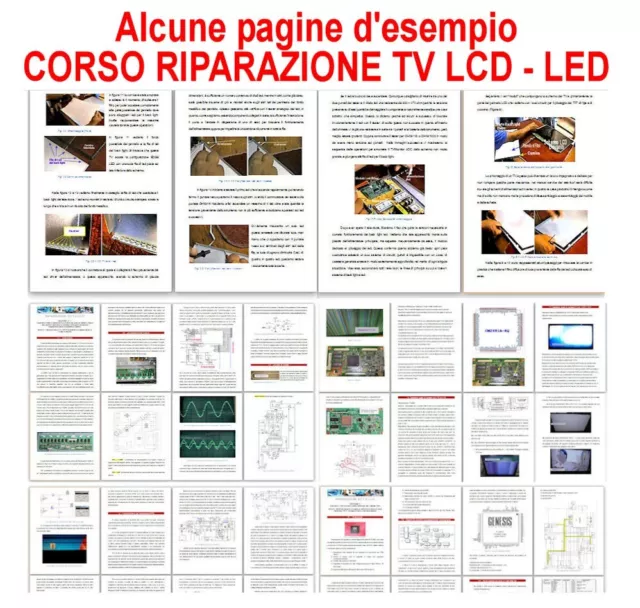 Riparazione Tv Lcd Led Corso Libro Ricerca Guasti Manuale Riparare Schede Madri 3