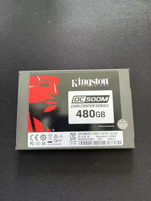 Kingston DC500M Datacenter series 480Go 2,5" SATA III SSD Interne SEDC500M/480G