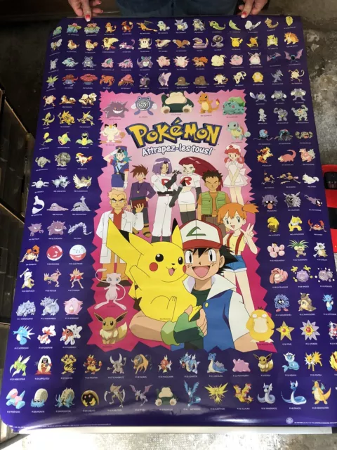 Poster pokemon en cotton tableau toile sans cadre affiche pikachu