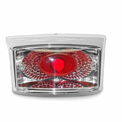 Feu Arrière LED Style Lexus - Fond Noir - 15 LEDs Rouges - Pour MBK/Yamaha