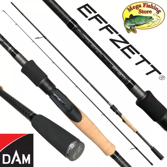 DAM EFFZETT NOVA Carbon Spinrute & Baitcast - Rute Spinnrute - 1,65m bis 2,70m