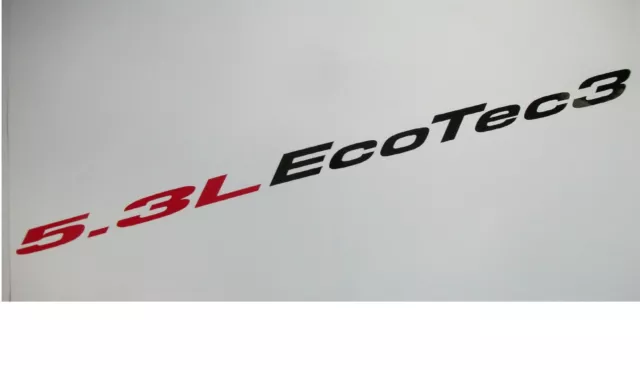 5.3L Ecotec3 (2) Hood sticker decals Chevy Silverado GMC Sierra Z71 4x4 Truck