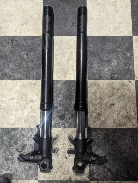 2008 2009 Suzuki GSXR 600 750 Front Forks Fork Tube Shocks Suspension OEM #3782