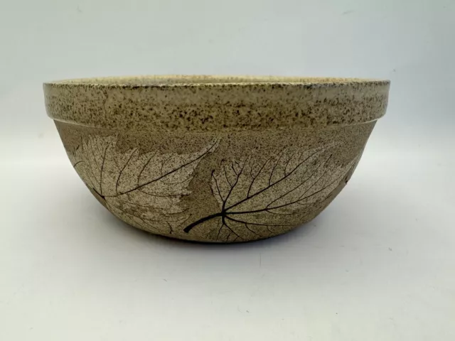 Bristol Leaf Pottery Bowl 5” Diameter Signed