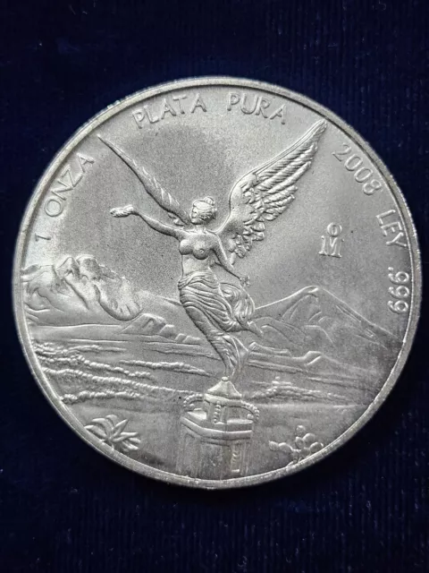 🌟2008 Mexican Libertad 1 oz .999 Fine Silver UNC Coin
