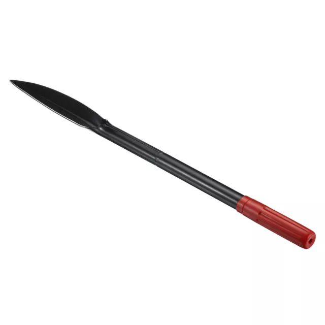 22" Garden Trowel Leaf-Shaped Shovel Pointed Gardening Tools Black Red