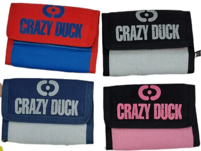 Portafoglio Unisex Ragazzi  Crazy Duck  100 % Cotone 13 X 9 Cm  Multicolor