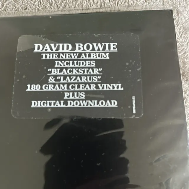 David Bowie "★(Blackstar)" 1St Press 2015 Clear Vinyl Lp New Opened /Neuf Ouvert 2