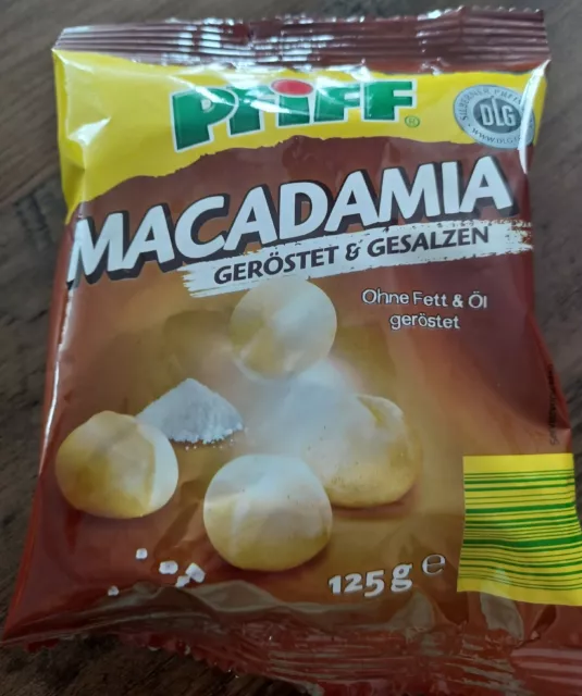10 Tüten Macadamia Nüsse ♡ 10 x 125g Pck ♡ geröstet & gesalzen ♡ NEU & OVP!