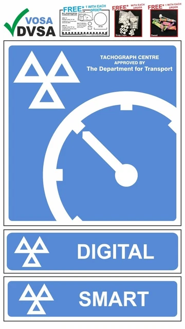 TACHOGRAPH CENTRE & Digital & Smart Signs. Mot Signs. Mot Sign Pack ...