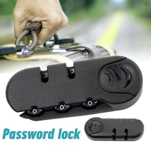 Accessori lucchetto a combinazione cifre per blocco borsa bagaglio borsa da viaggio codice Lo RF