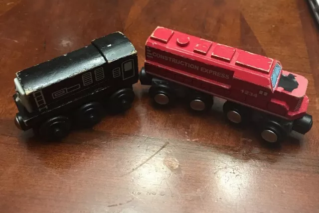 WOODEN CONSTRUCTION EXPRESS Train Diesel Set TOY 1234 2003