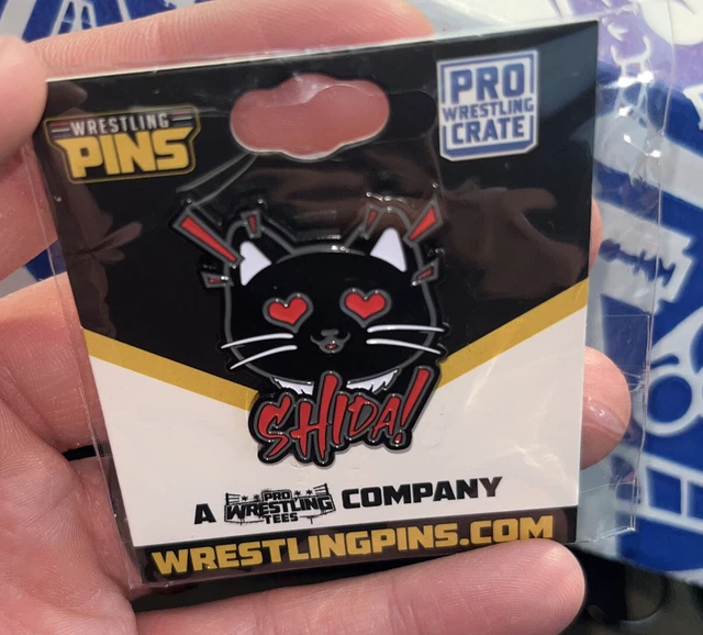 SHIDA PRO WRESTLING Crate June 2023 Pin AEW All Elite Wrestling £9.30