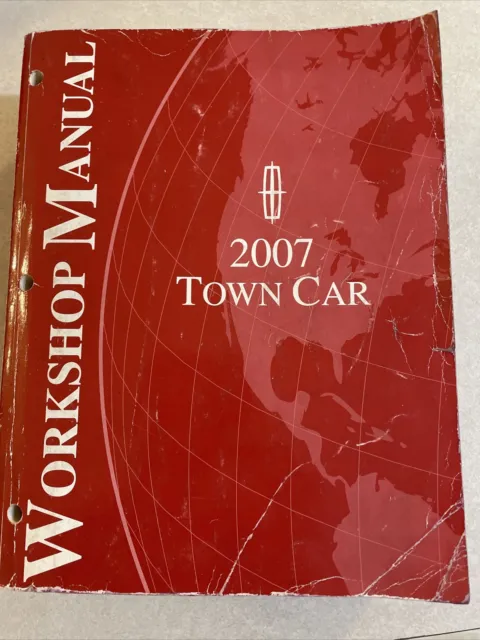 2007 Lincoln Town Car Shop Manual  Service Repair Book Original Dealers Manual