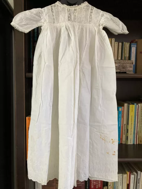 Camicie da notte bambino vittoriano camicia da notte sottoveste abiti da battesimo c 1840 bambola
