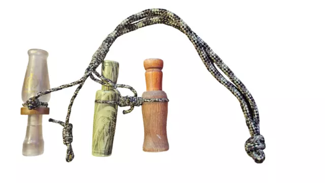 Premium 3-Piece Duck Call Set for Hunting Season - High-Quality Calls