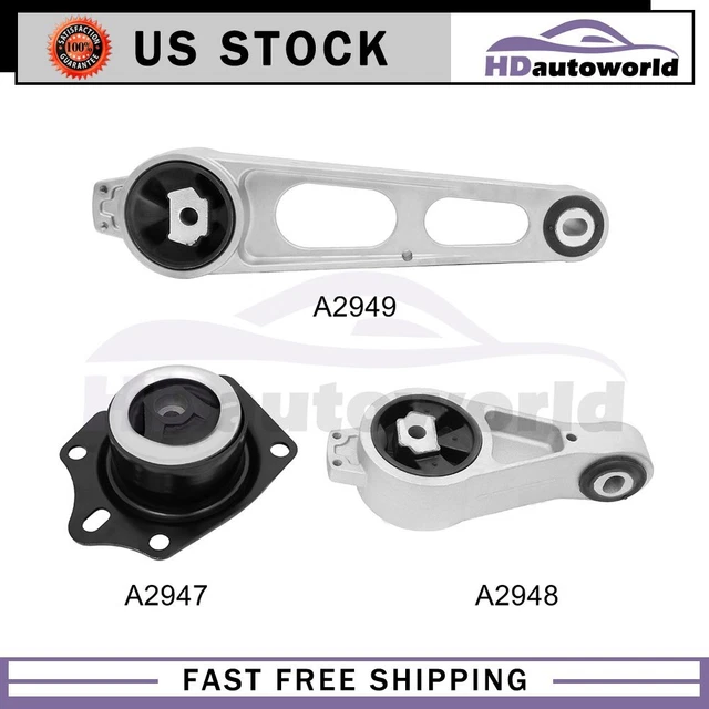 Engine Motor Mount Kit 3PC For 2006 Chrysler PT Cruiser Limited Wagon 4-Door