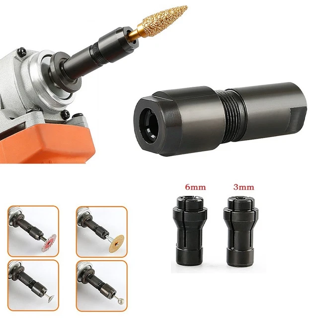 Winkelschleifer-Adapter – 2 Stück, 5/8" Auf M10/M14, Für Bohrer & Polierer