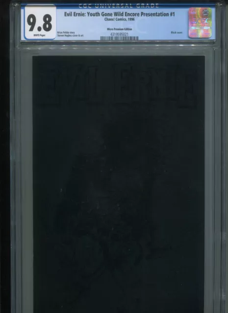 Evil Ernie: Youth Gone Wild 1 Cgc 9.8 Micro Premium Edition! 1St Lady Death! Wow