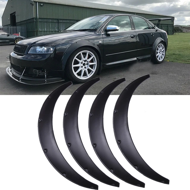 Pair Of Front Fenders For Audi S4 2000-2002 (VIN X200001+) - Primed Steel, Left & Right, With Turn Signal Hole