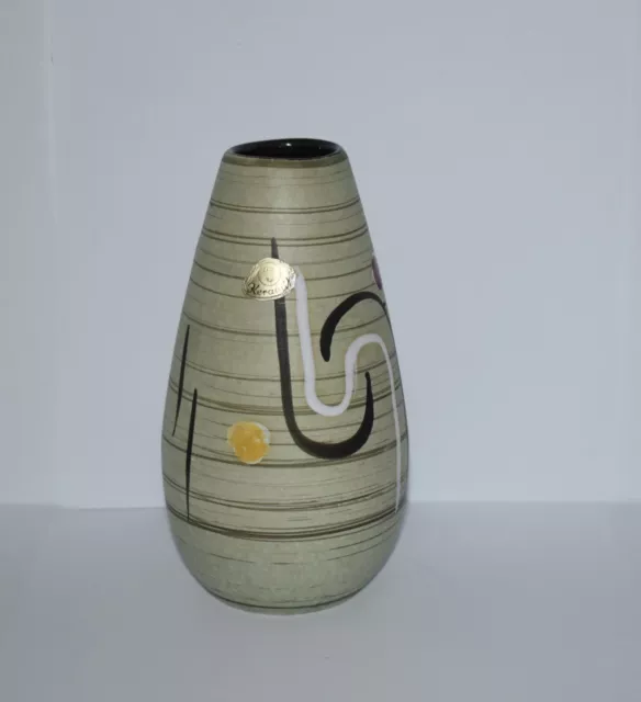 Überlacker Vase Keramik 60er Modell 415/15 Höhe 15 cm