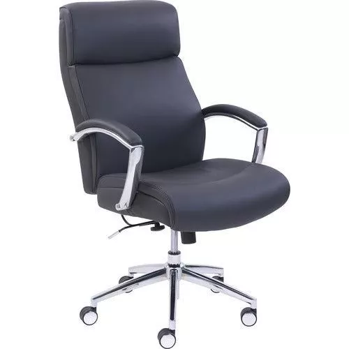Lorell Lorell Executive Leather High-Back Chair LLR49670  FRN