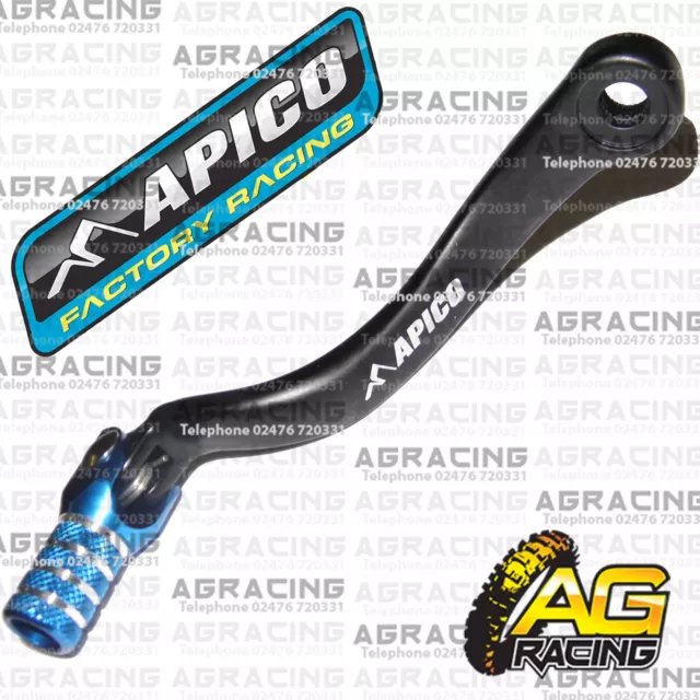 Apico Black Blue Gear Pedal Lever For Husqvarna TC 125 2015 Motocross Enduro