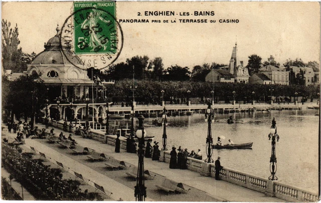 CPA Enghien panorama pris de la Terrasse du Casino (1317992)