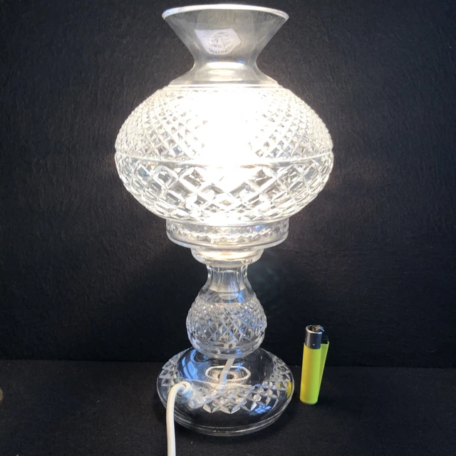35CM TALL WATERFORD Inishmore Crystal Electric Bedside / Table Lamp