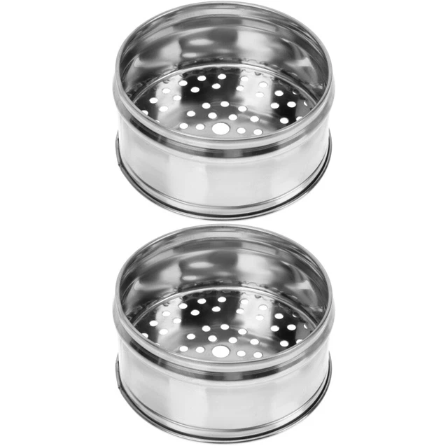 Small Metal Tray Metal Insert Steamer Basket Steamer Lid Food