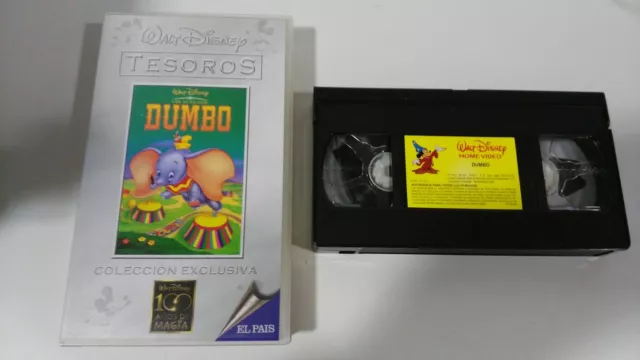 Dumbo Film Tape VHS WALT DISNEY Collector Edition Espagnole