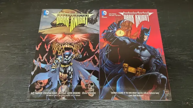 2014 Dc Comics Batman Legends Of The Dark Knight Tpb Vol 1 & Vol 2 Vf/Nm To Nm