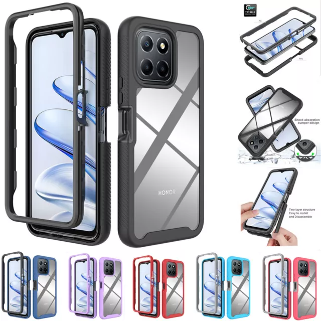 For HONOR X6/X6S 4G Shockproof Cover Acrylic Clear Armor Matte Slim Case