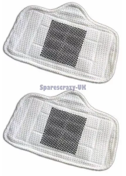 Für SCRUB HOME-TEK MIKROFASER DAMPFMOP REINIGUNGSPADS x 2