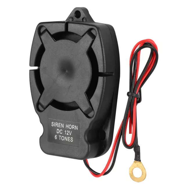 DC12V Car Vehicle Anti Theft Alarm Speaker Horn 6 Sound 110db Security Syste QCS