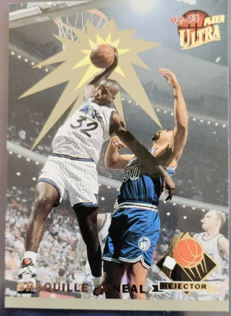 SHAQUILLE O'NEAL MINT Lakers Hof Rookie Rejector 4 1St Rc Sp 1992-93 ...