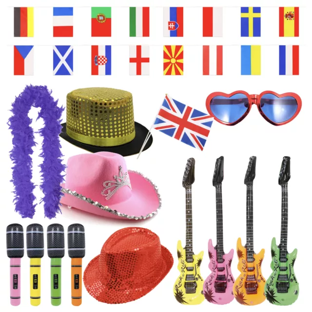 Eurovision 2023 Party Fancy Dress Euro Flag Liverpool Ukraine United Kingdom