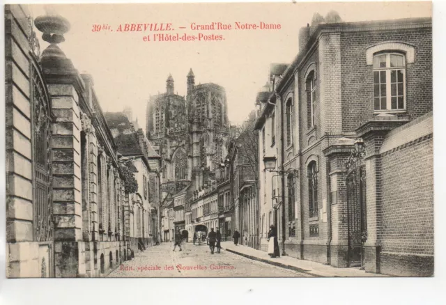 Thème LA POSTE - Bureau de Poste - CPA 80 - ABBEVILLE -  la poste -