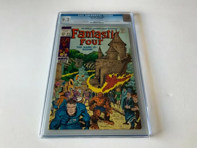 Fantastic Four 84 Cgc 9.2 Doctor Doom Nick Fury Marvel Comics 1969