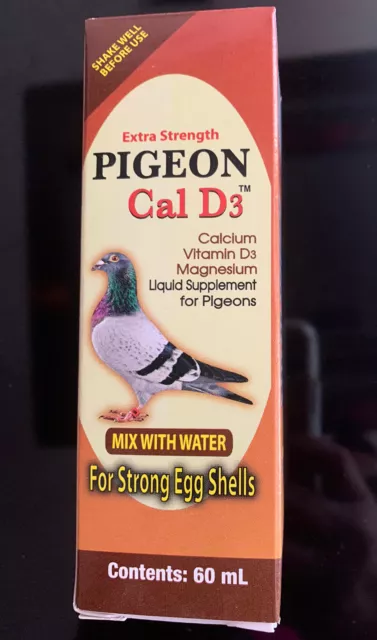 Pigeon Cal-D3 For Calcium Vitamin-D3 Magnesium Extra Strength Dropper 60 Ml