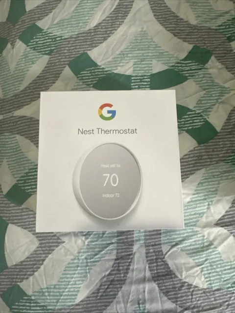 Google Nest G4CVZ Programmable Wi-Fi Thermostat - Fog Gray