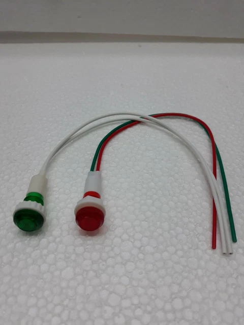 Spia Luminosa 220V 230V Rossa | Con Fili | Per Segnalazione Elettrica - Foto 6